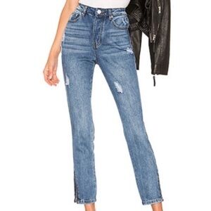 SUPERDOWN Gigi distressed denim jeans